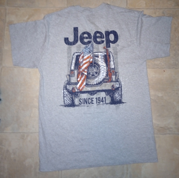Jedco Other - NWT Men's Sz Large Grey Jeep Logo Short sleeve Tee